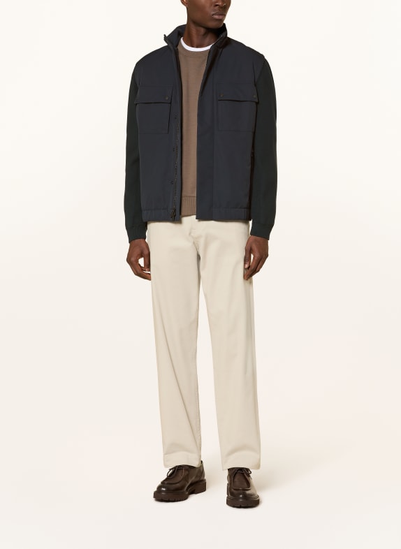 WOOLRICH Jas in verschillende materialen DONKERBLAUW