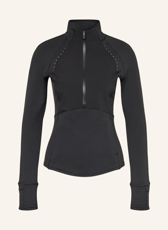 lululemon Funktionsshirt COLD WEATHER RUNNING HALF ZIP SCHWARZ