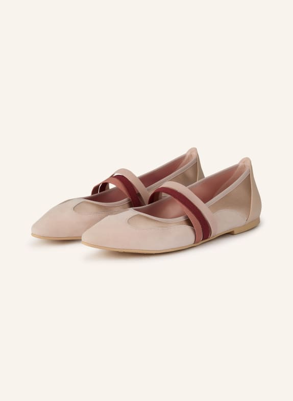 Pretty Ballerinas Mary Jane ballerina flats ANGELIS KASHBA ROSE / DUSKY PINK