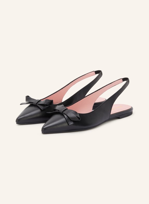 Pretty Ballerinas Slingballerinas COTON SCHWARZ