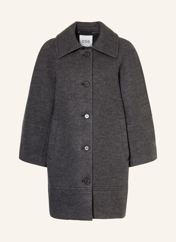 COS Wollmantel DUNKELGRAU