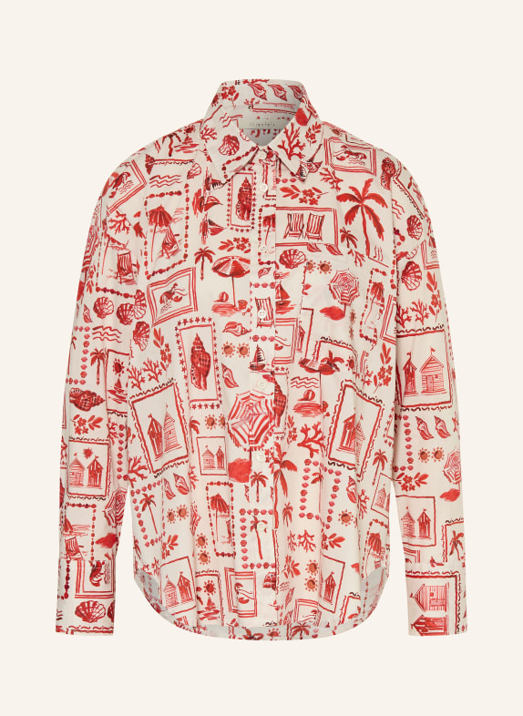 lilienfels Hemdbluse WEISS / ROT