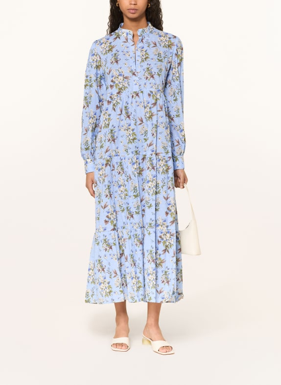 lilienfels šaty TMAVĚ MODRÁ / OLIVOVÁ / MODRÁ