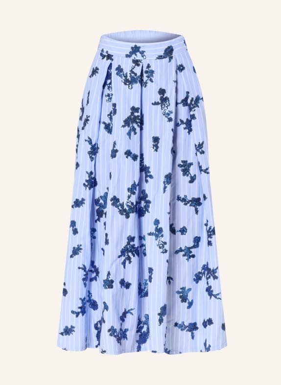 lilienfels Rock mit Pailletten HELLBLAU / DUNKELBLAU