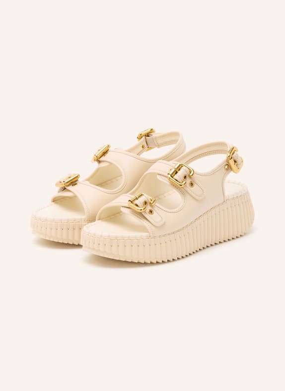Chloé Wedges NAMA 122 EGGSHELL