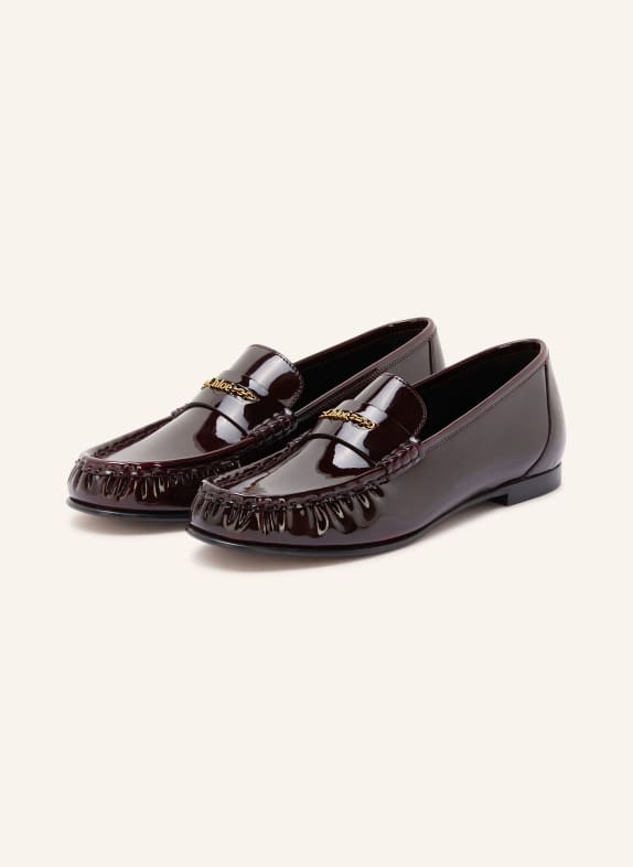 Chloé penny loafer 56D BURNT PURPLE