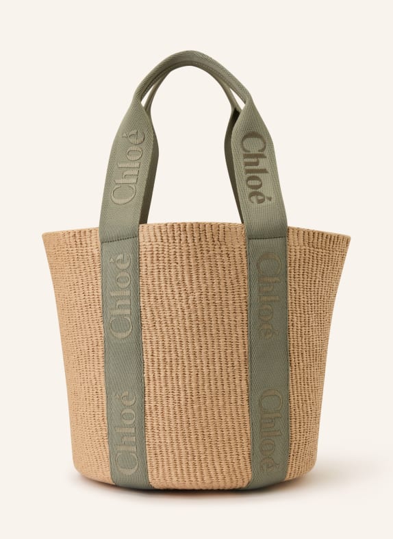Chloé Shopper WOODY Aloe Vera