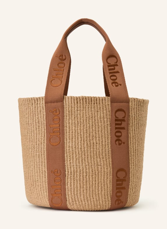 Chloé Shopper WOODY Dusty Tan