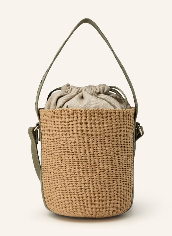 Chloé Beuteltasche WOODY Aloe Vera