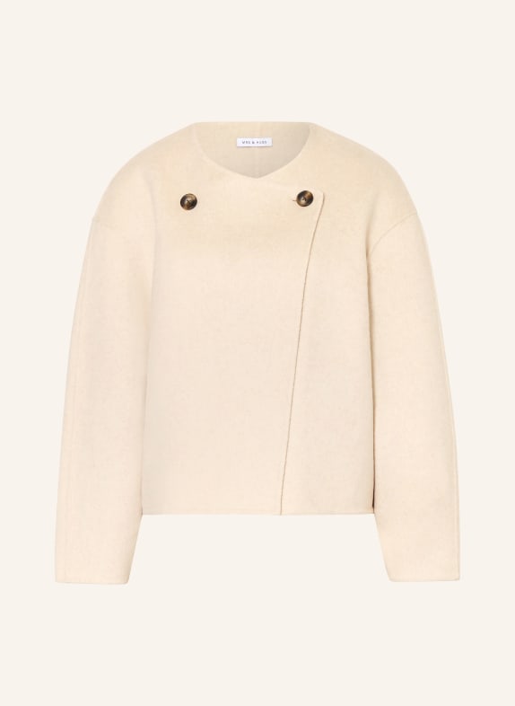 MRS & HUGS kabátová bunda BÉŽOVÁ