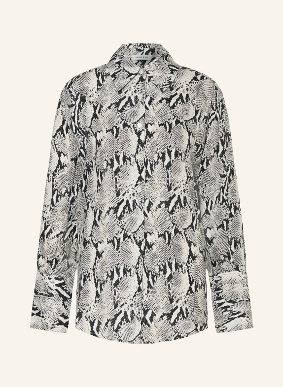 ANINE BING Hemdbluse BRIDGET GRAU / CREME / SCHWARZ