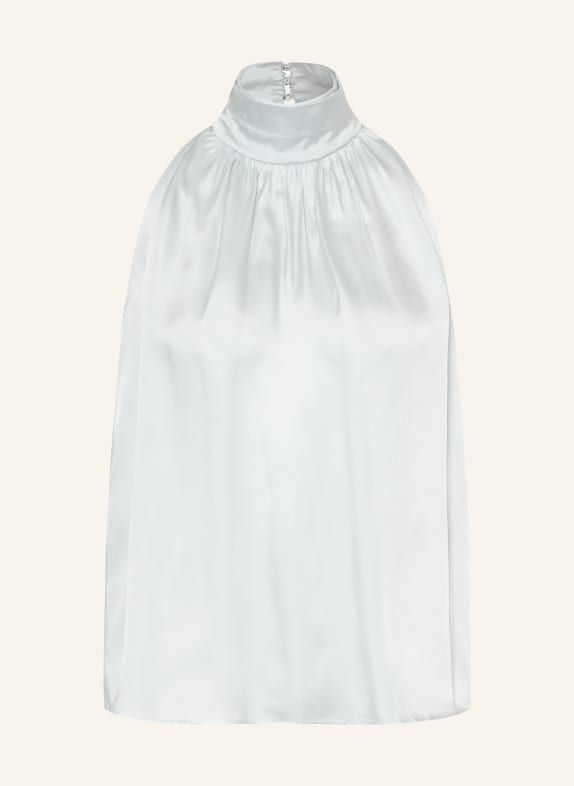 ANINE BING Top MARIE mit Seide HELLBLAU