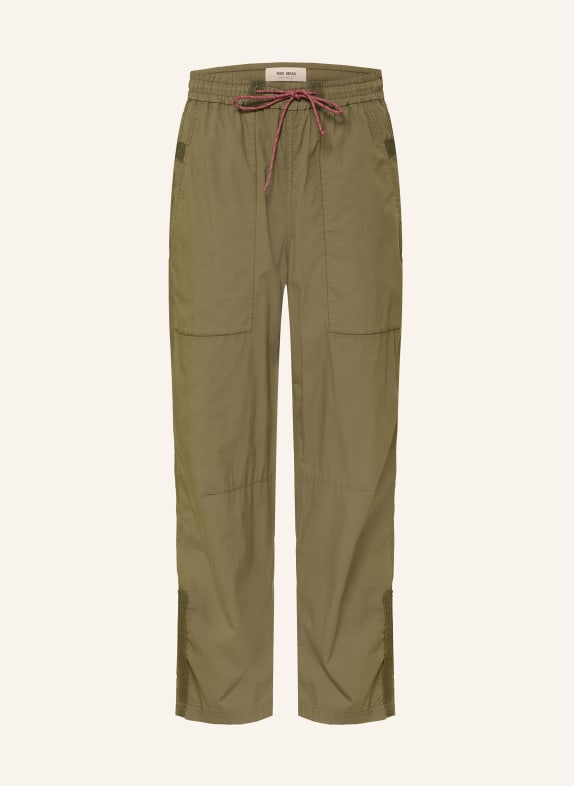 MOS MOSH Nákladní kalhoty MMFRANKA TMAVĚ ZELENÁ