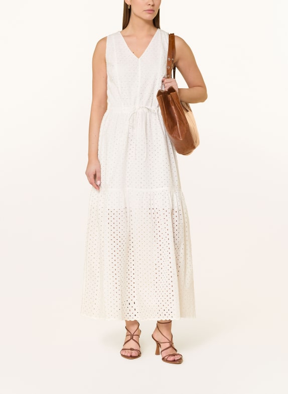 MOS MOSH Kleid MMSABRIA aus Lochspitze WEISS