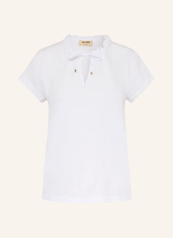 MOS MOSH T-Shirt MMANLY mit Rüschen WEISS