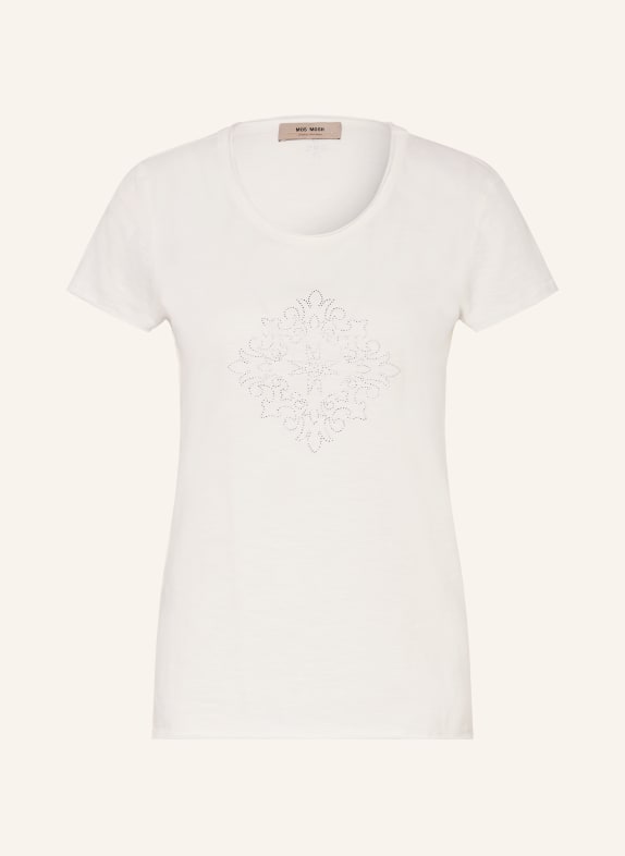 MOS MOSH T-Shirt MMSHERRI mit Schmucksteinen ECRU
