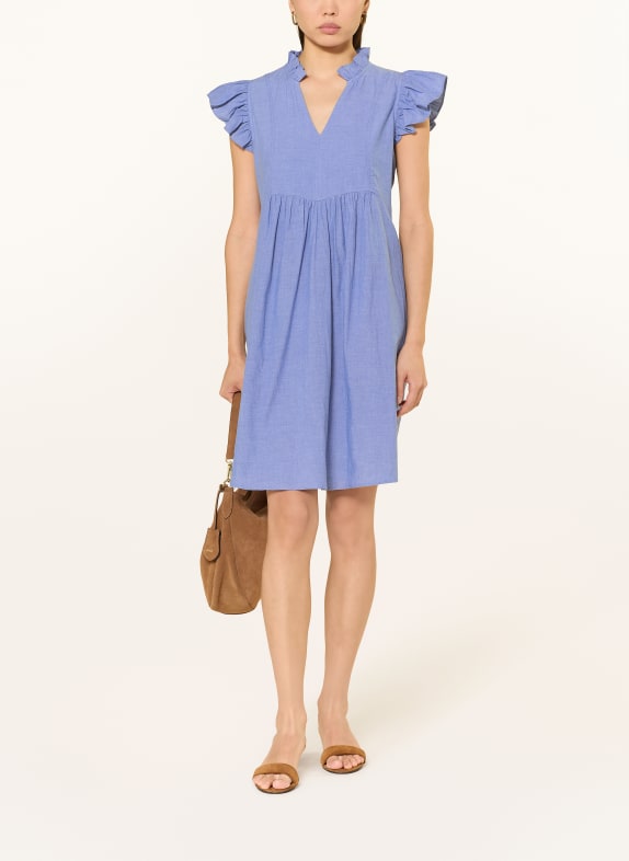 MOS MOSH Kleid MMWALDY mit Rüschen HELLBLAU