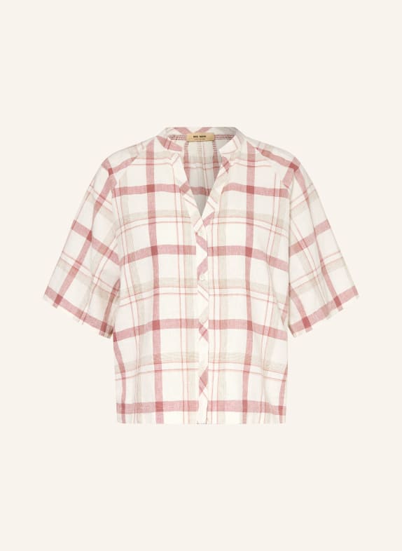 MOS MOSH Blusenshirt MMASSIA DUNKELROT / ECRU