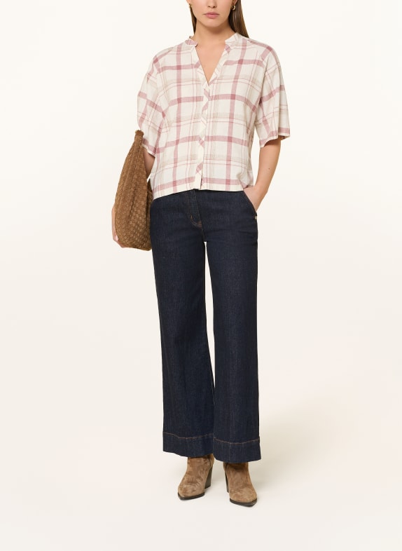 MOS MOSH Blouse MMASSIA DONKERROOD / ECRU