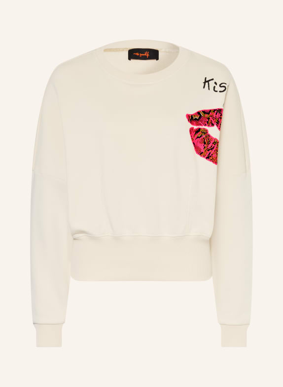 miss goodlife Sweatshirt BEIGE / NEONPINK / SCHWARZ