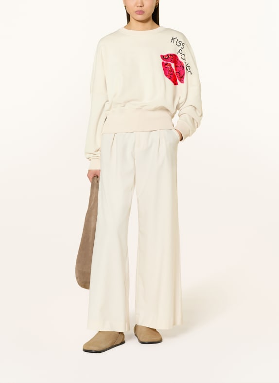miss goodlife sweatshirt BEIGE / NEONROZE / ZWART