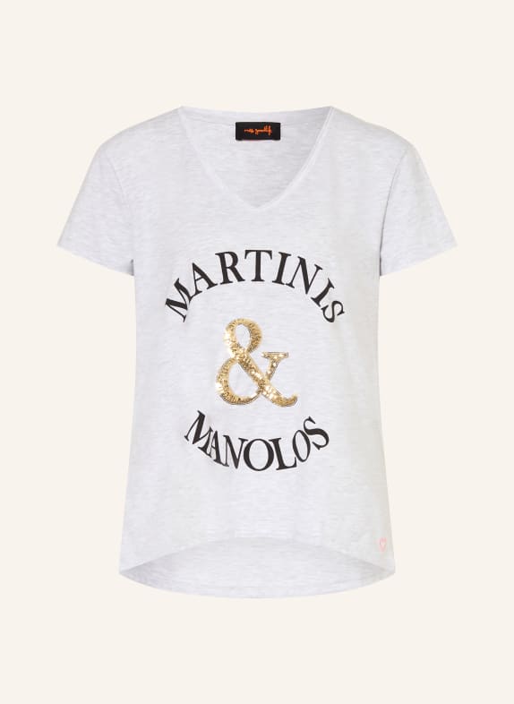 miss goodlife T-Shirt mit Pailletten HELLGRAU