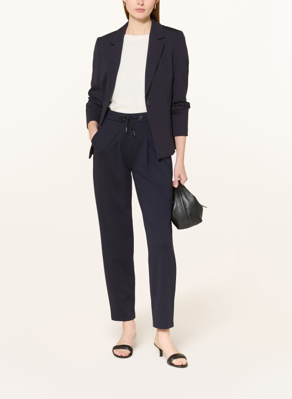 monari Jerseybroek in joggingstijl DONKERBLAUW