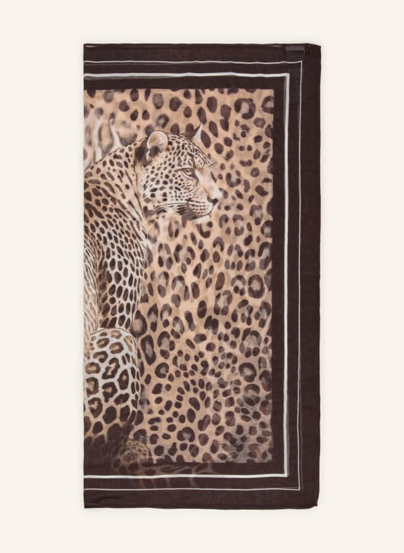 monari Tuch CAMEL / DUNKELBRAUN / WEISS