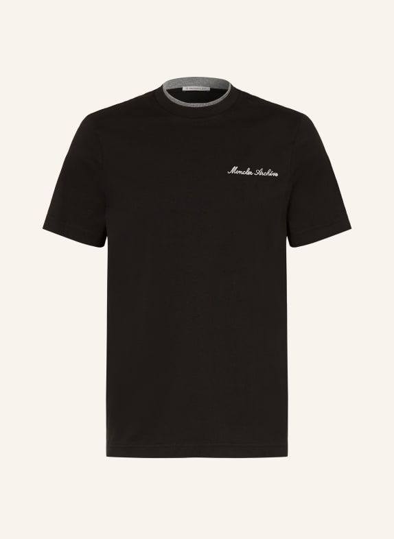 MONCLER T-Shirt SCHWARZ / GRAU