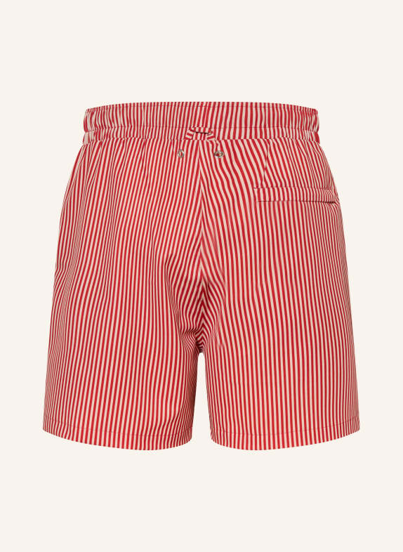 NN.07 Badshorts HOLIDAY RÖD / GRÄDDE