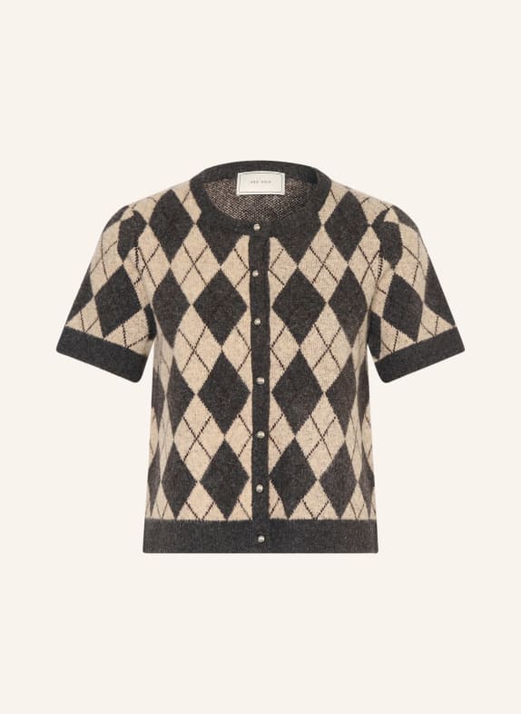 NEO NOIR Strickjacke ALLESTAR DUNKELGRAU / BEIGE