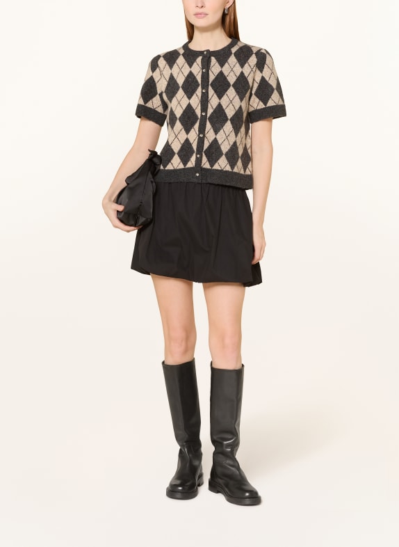 NEO NOIR Vest ALLESTAR DONKERGRIJS / BEIGE