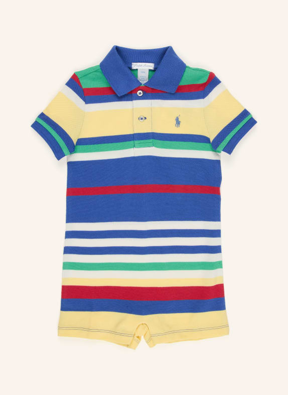 POLO RALPH LAUREN dupačky MODRÁ / ČERVENÁ / TMAVĚ ŽLUTÁ