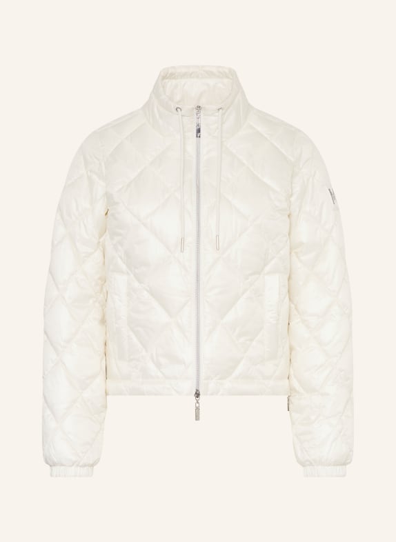 monari Quilted jacket with gemstones CREAM