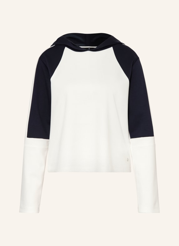 monari Hoodie WEISS / DUNKELBLAU