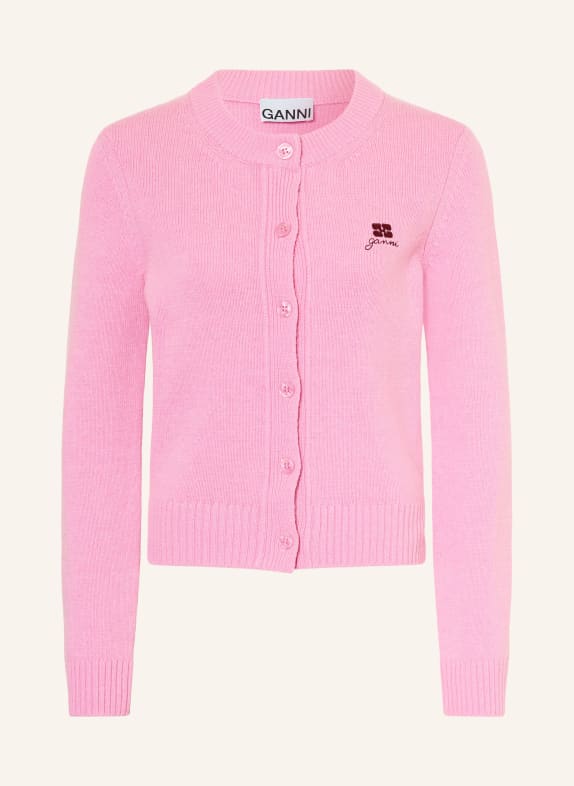 GANNI cardigan PINK