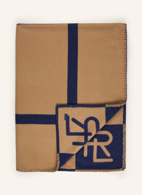 RALPH LAUREN HOME Plaid NORTHAM BLACK / DARK GRAY