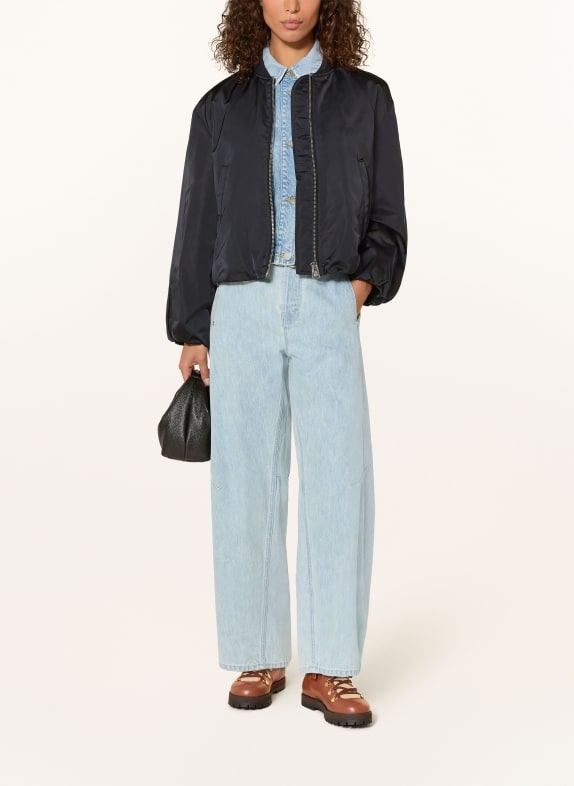 Marc O'Polo Saténová bunda ČERNÁ