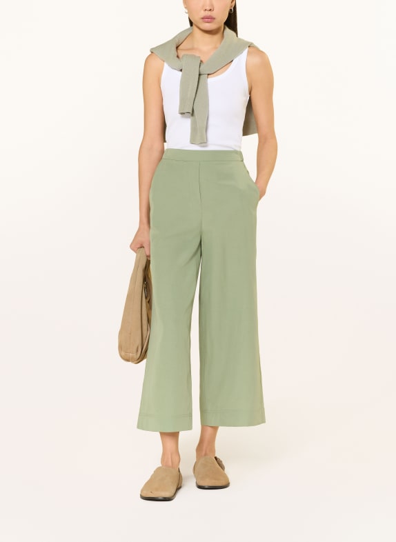 Marc O'Polo Culotte MARGO WIDE LICHTGROEN