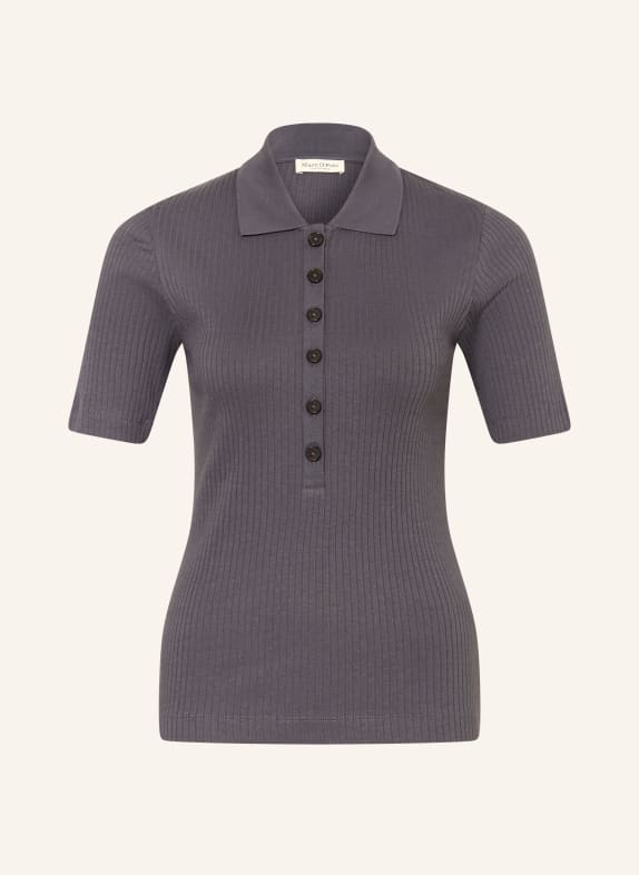 Marc O'Polo Jerseyové polo tričko TMAVĚ ŠEDÁ