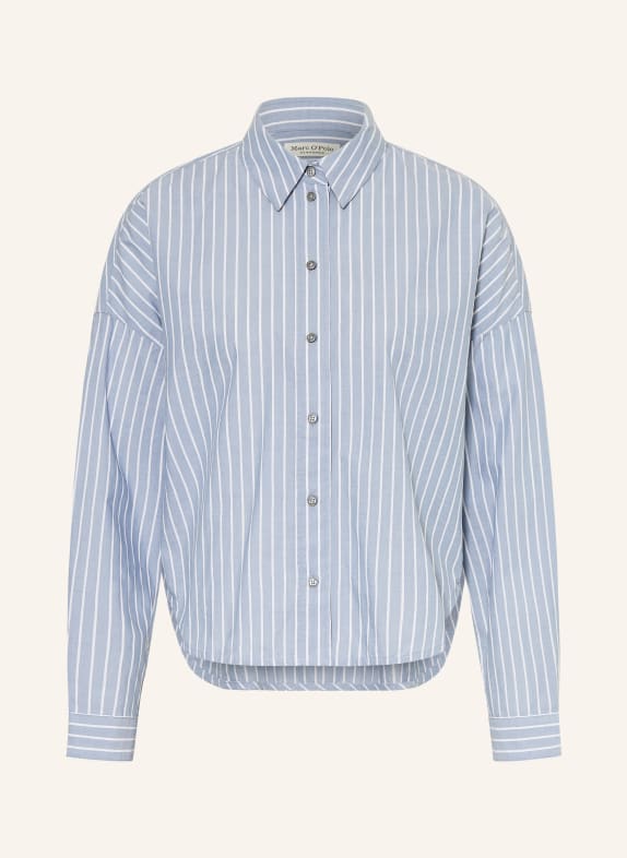 Marc O'Polo Hemdbluse HELLBLAU / WEISS