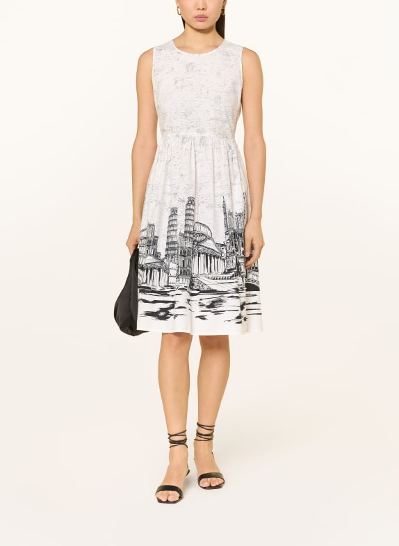 ANGOOR Kleid BRIGITTE ECRU / SCHWARZ