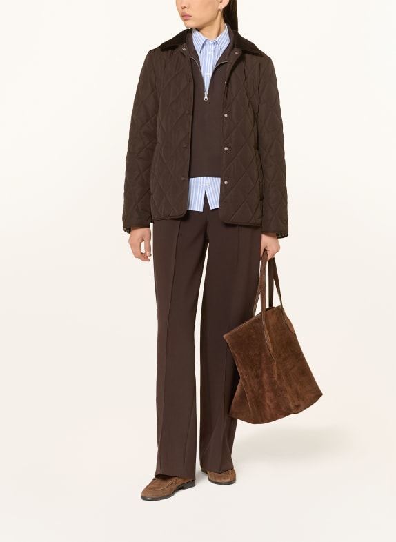 GANT Steppjacke DUNKELBRAUN