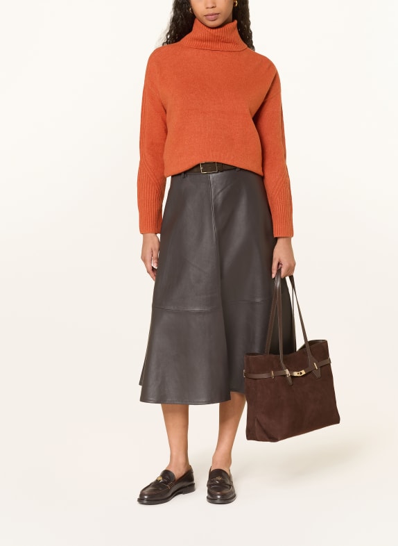 HOBBS Rollkragenpullover AMBER DUNKELORANGE