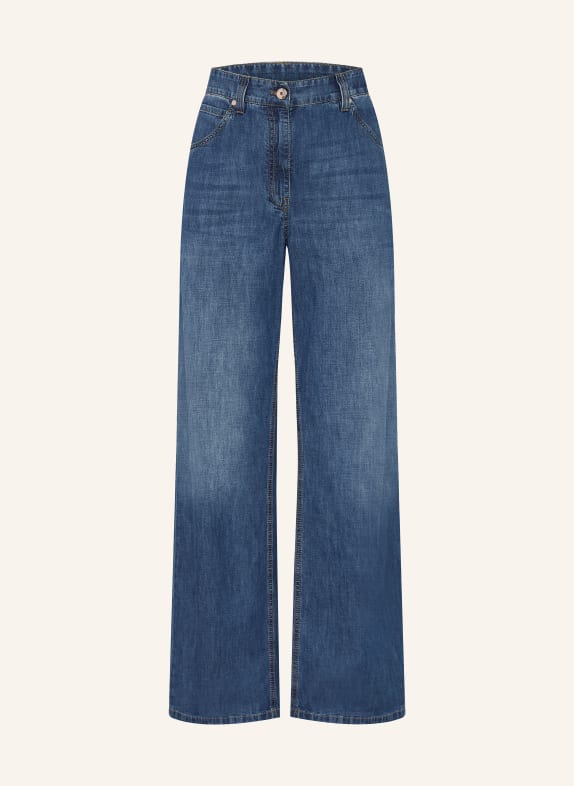 BRUNELLO CUCINELLI Wide-leg jeans C9393 BLUE