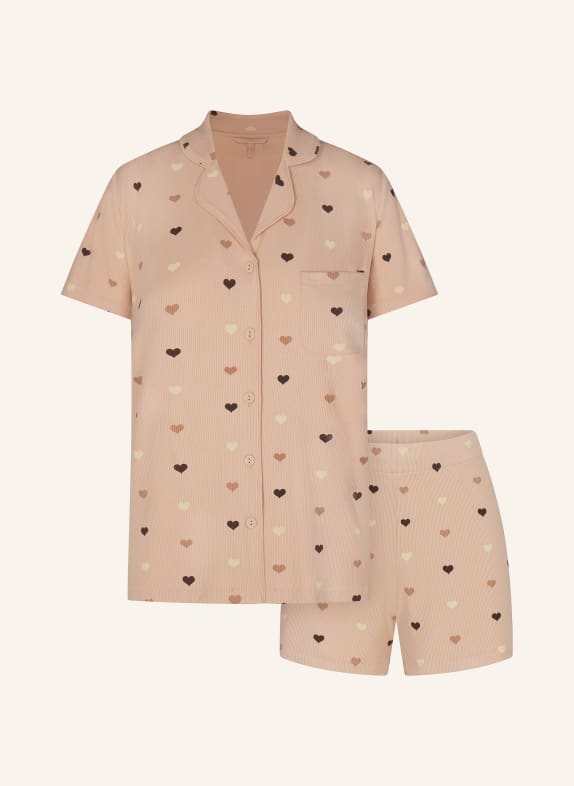 SKIMS Shorty-Schlafanzug SOFT LOUNGE MICA MINI HALF DROP