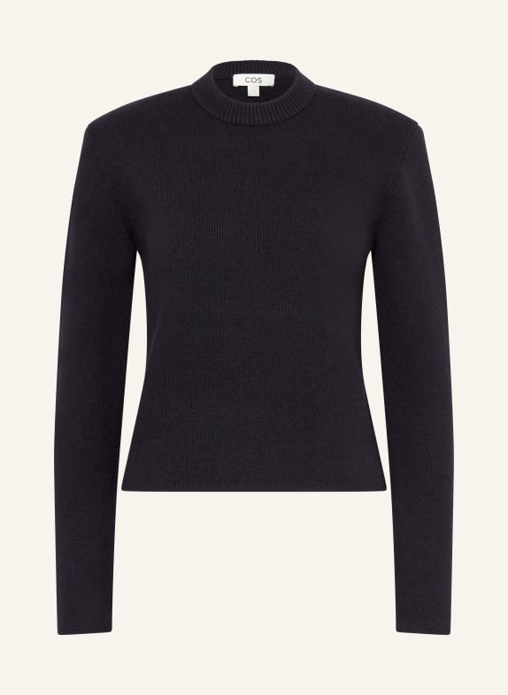 COS sweter GRANATOWY