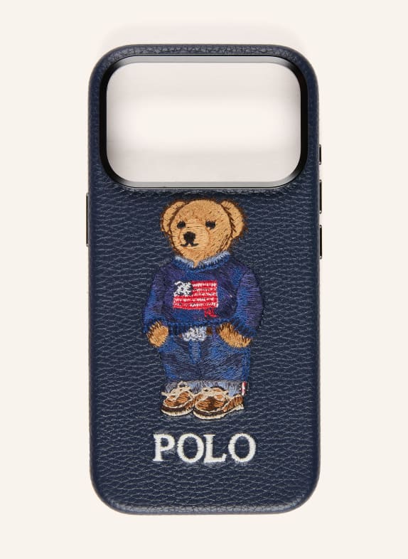 POLO RALPH LAUREN Smartphone-Hülle DUNKELBLAU / BEIGE / ROT