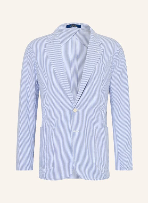 POLO RALPH LAUREN Modern Fit-jasje LICHTBLAUW / WIT