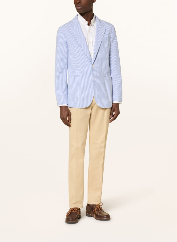 POLO RALPH LAUREN Modern Fit-jasje LICHTBLAUW / WIT